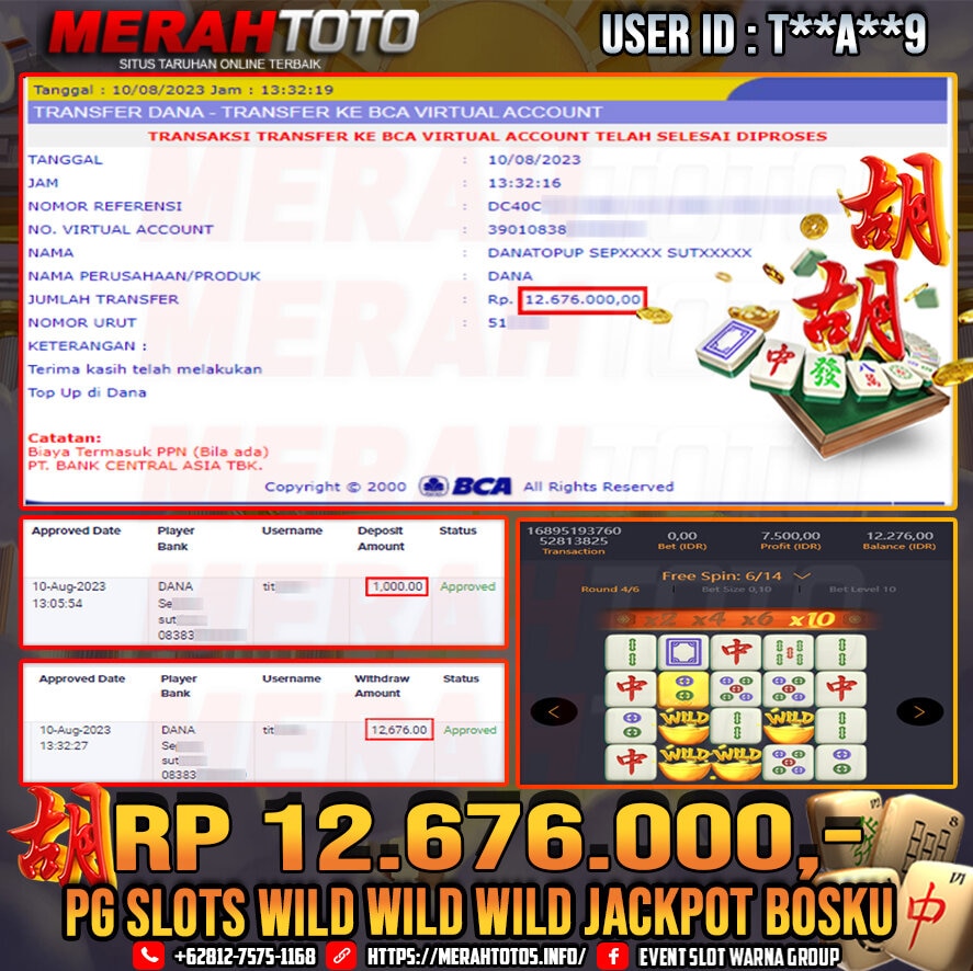 bukti-jp-slot-member-merahtoto-10-agustus-2023-Mahjong-2-Pg-Slots